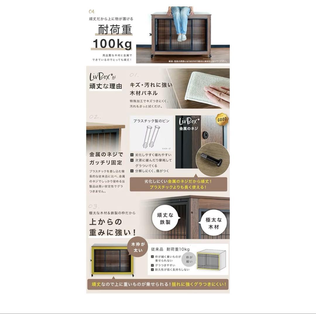 ペットケージ NL-PKG01 グレー Mサイズ