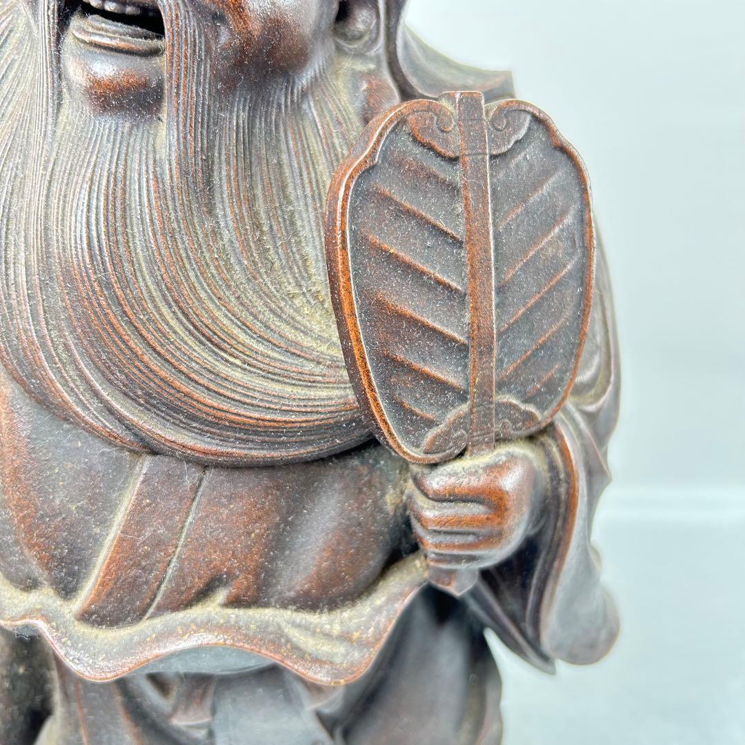 桃蹊堂造 福禄寿 約18cm 七福神 縁起物 伝統工芸品 置物