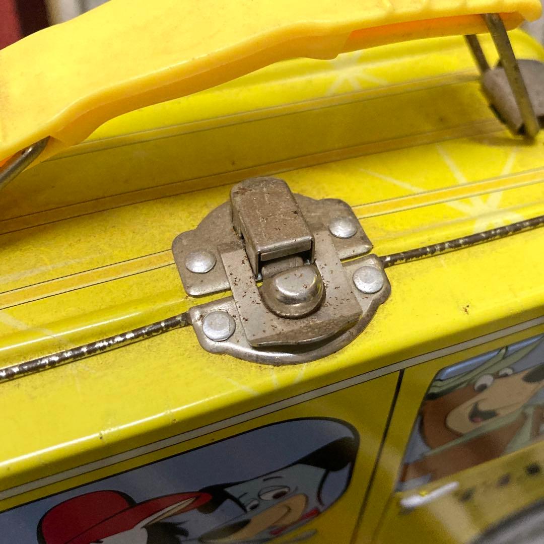 カートゥーンネットワーク Cartoon ブリキ ランチBOX 黄色 ビンテージ