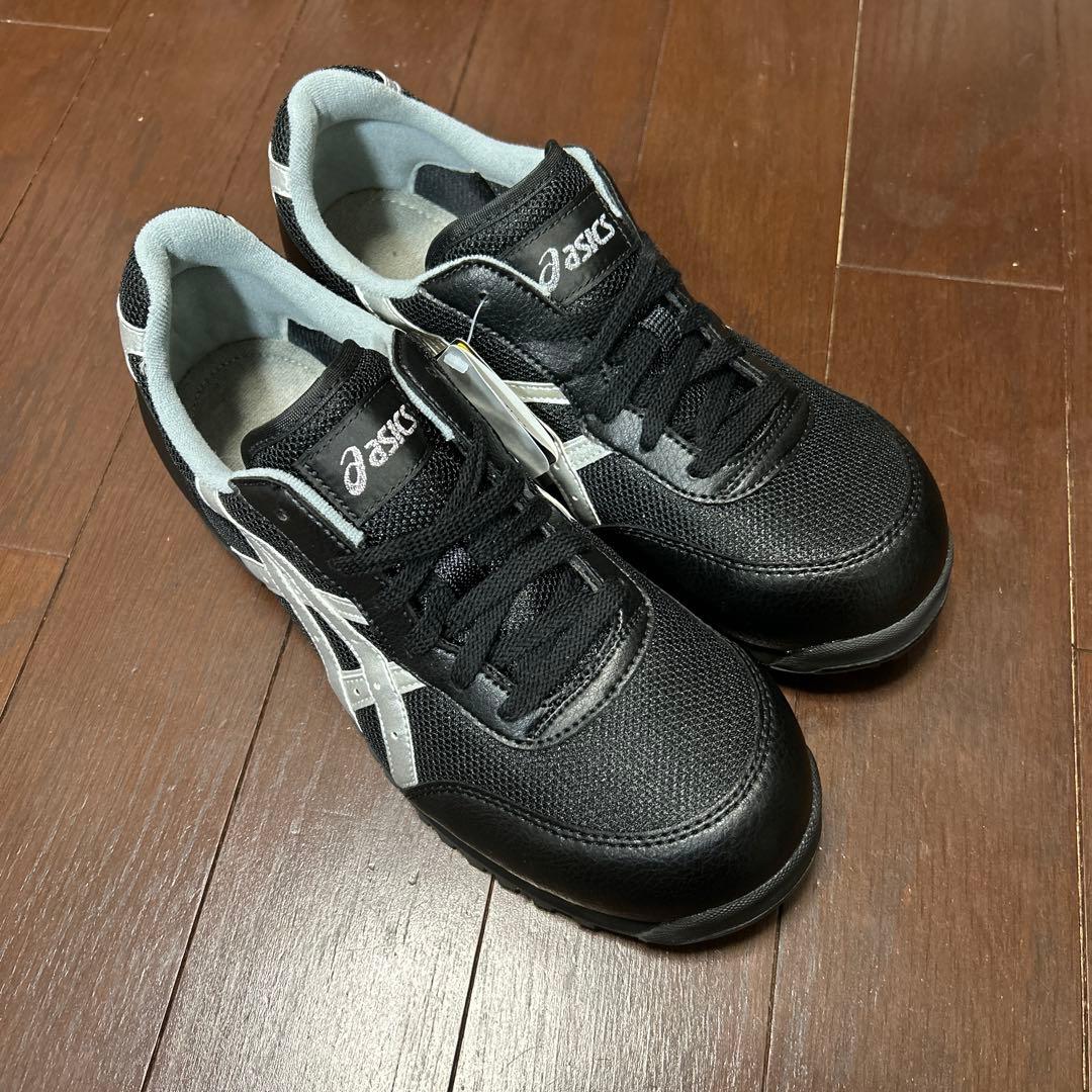 asics アシックス　安全靴　タグ付き美品　25.5cm ブラック