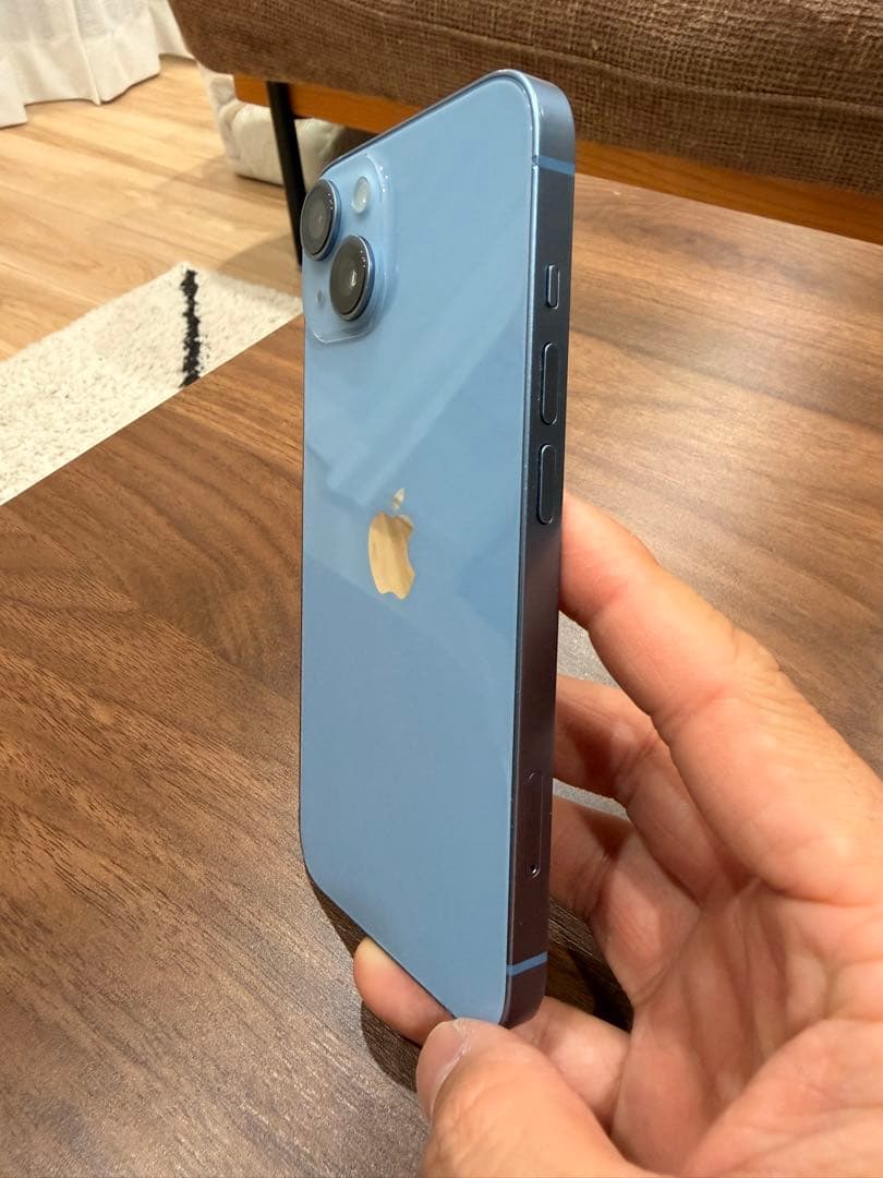 iPhone 14 ブルー SIMフリー + NIMASO画面フィルムおまけ