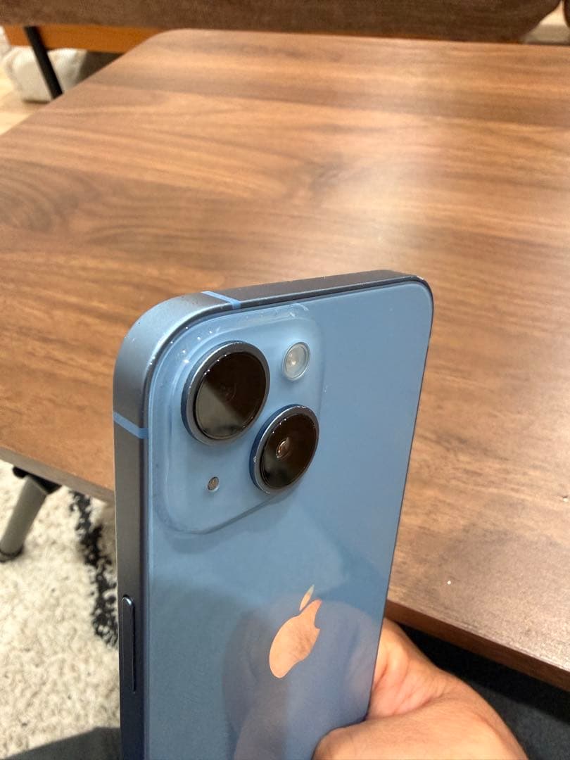 iPhone 14 ブルー SIMフリー + NIMASO画面フィルムおまけ