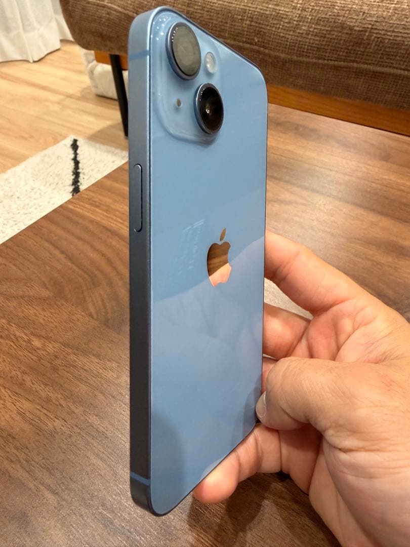iPhone 14 ブルー SIMフリー + NIMASO画面フィルムおまけ