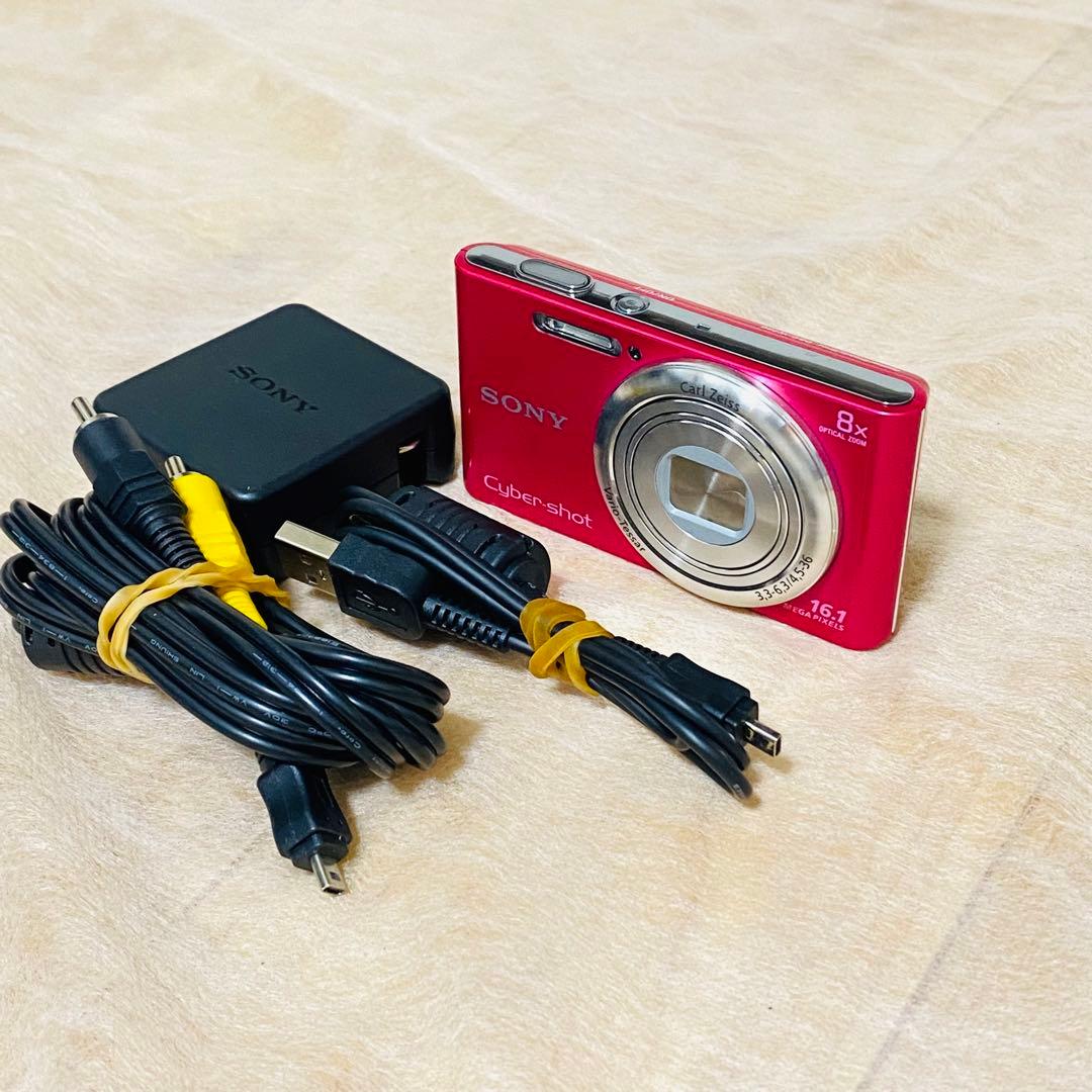 極上品✨SONY Cyber-shot ピンク DSC-W730 メガピクセル