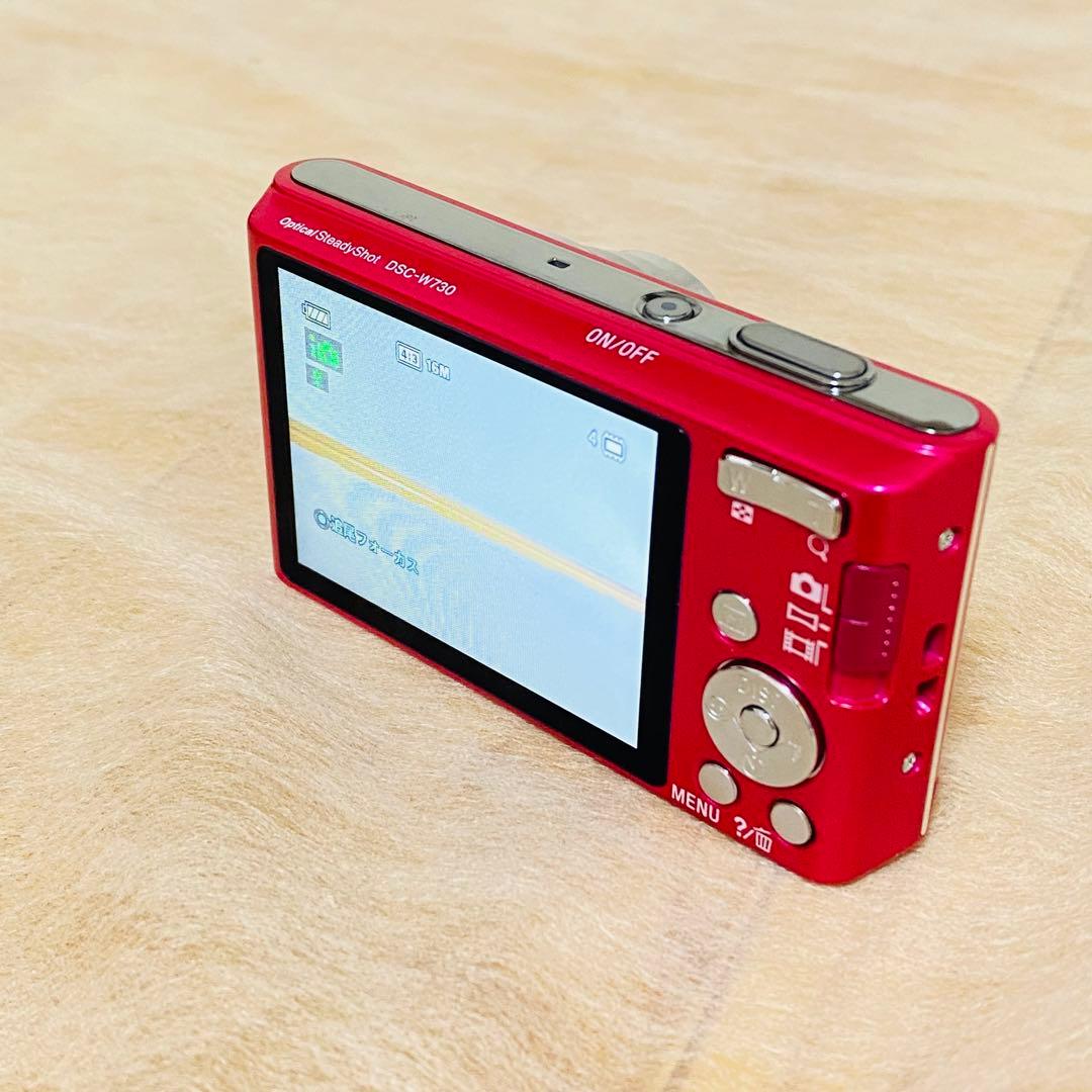 極上品✨SONY Cyber-shot ピンク DSC-W730 メガピクセル
