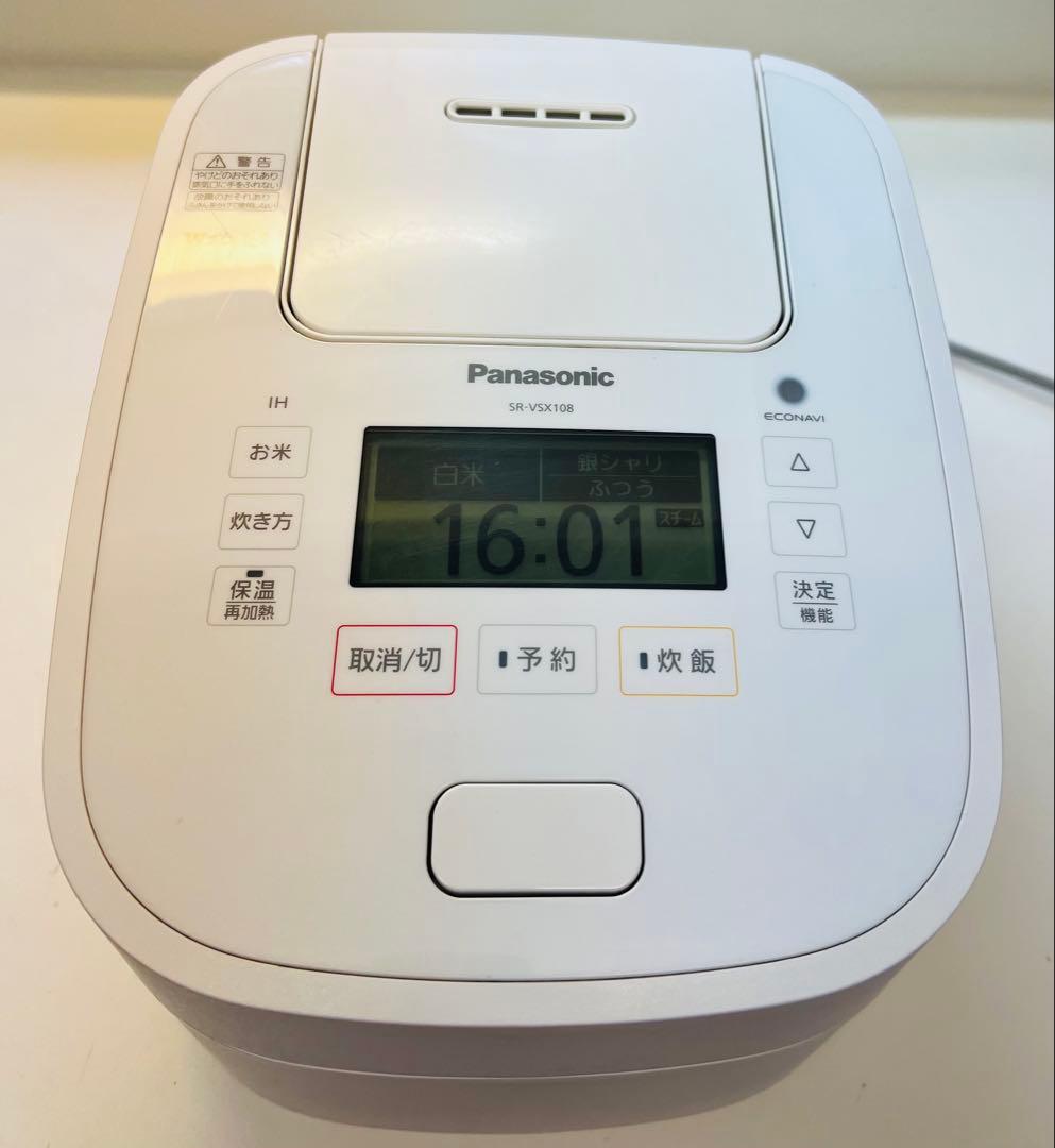 Panasonic SR-VSX108IH炊飯器うまく動作しています。2018年