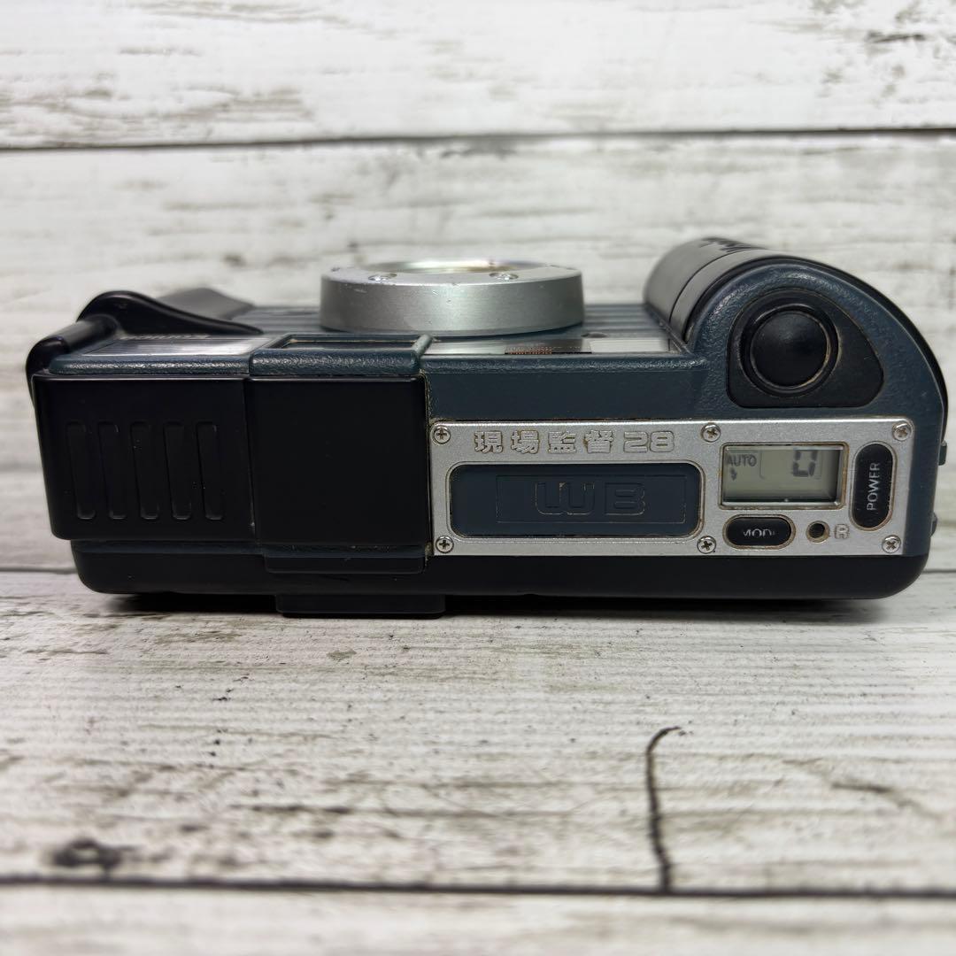 【動作良好】Konica フィルムカメラ 現場監督 LENS 28 WB