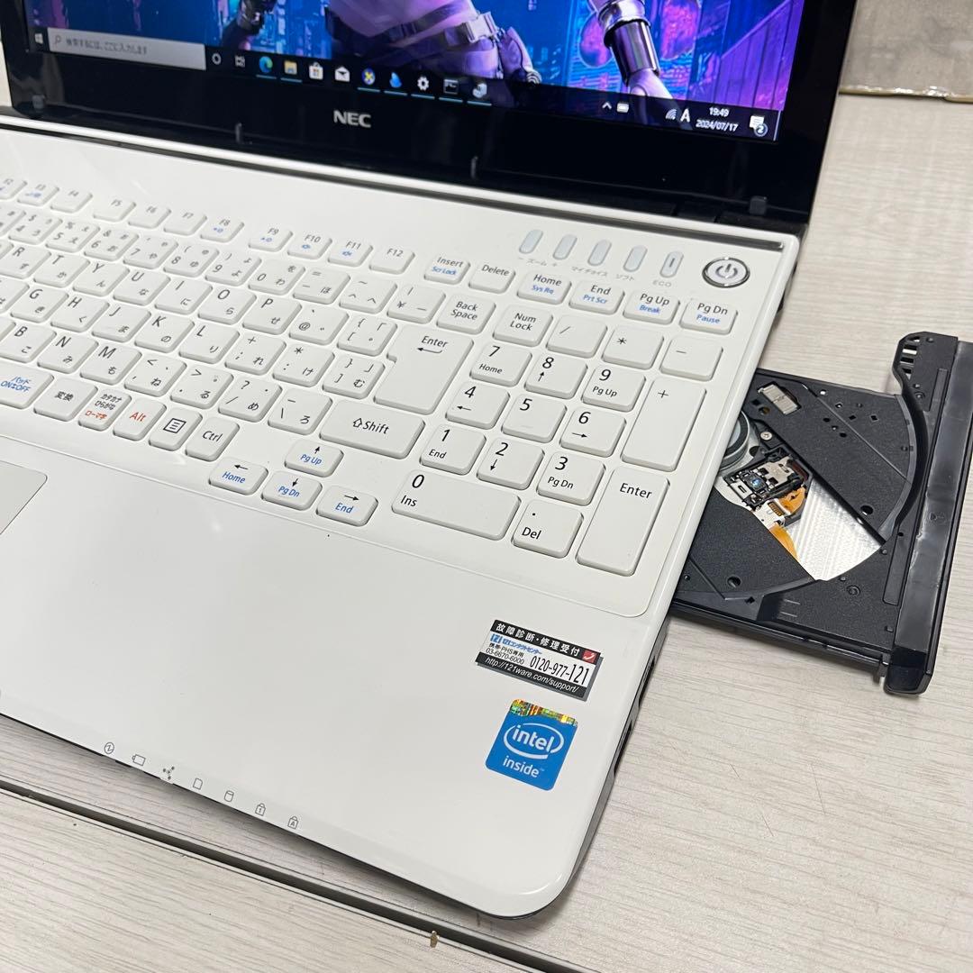 Windowsノート本体 NEC LAVIE LS150/R Celeron 4GB SSD256GB