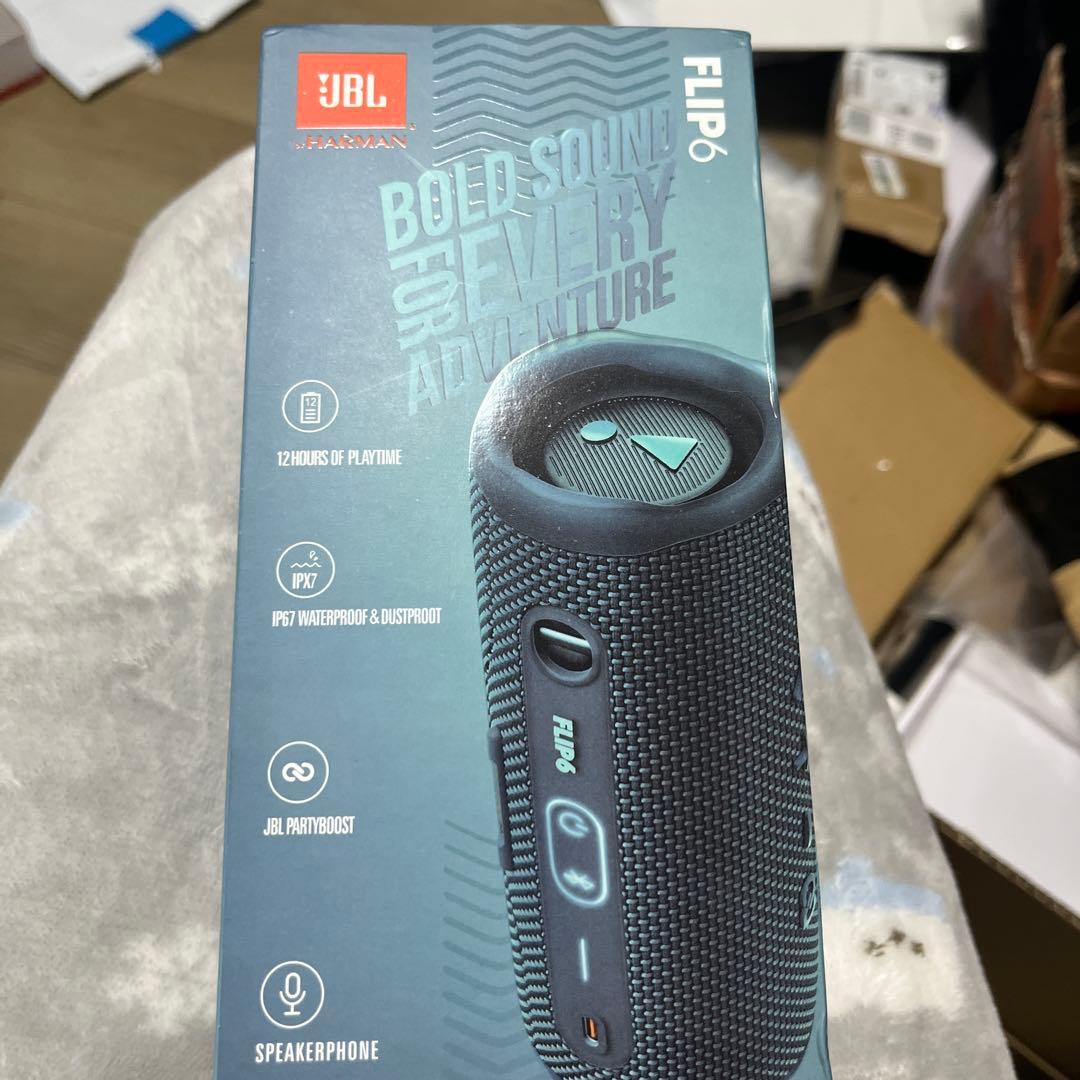 新品fengJBL FLIP6 ブラック ワイヤレススピーカー 大ヒット