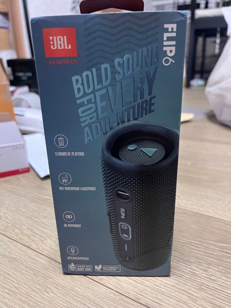 新品fengJBL FLIP6 ブラック ワイヤレススピーカー 大ヒット
