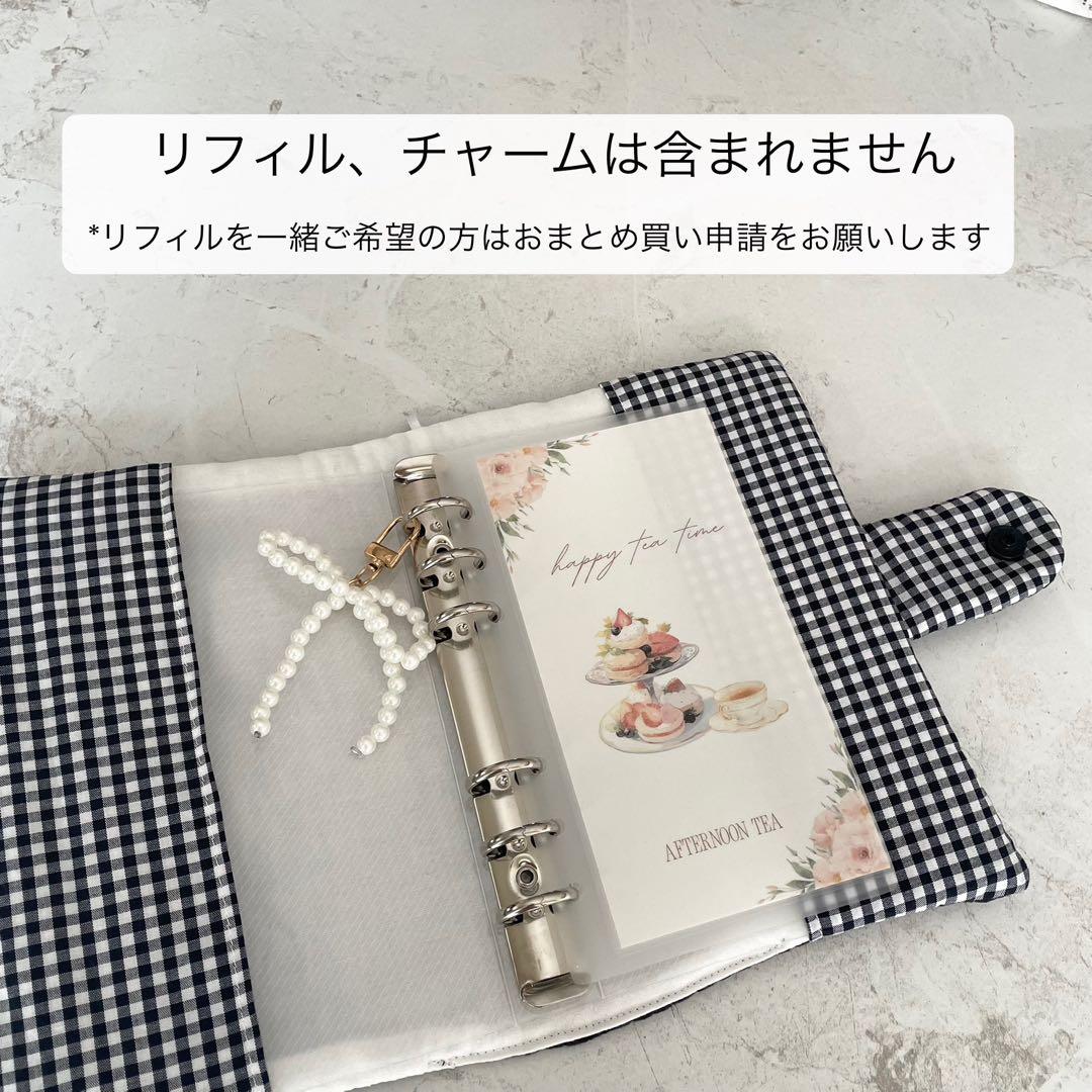リフィル付き！バインダーカバー&バインダーセット　家計管理　セービング　韓国