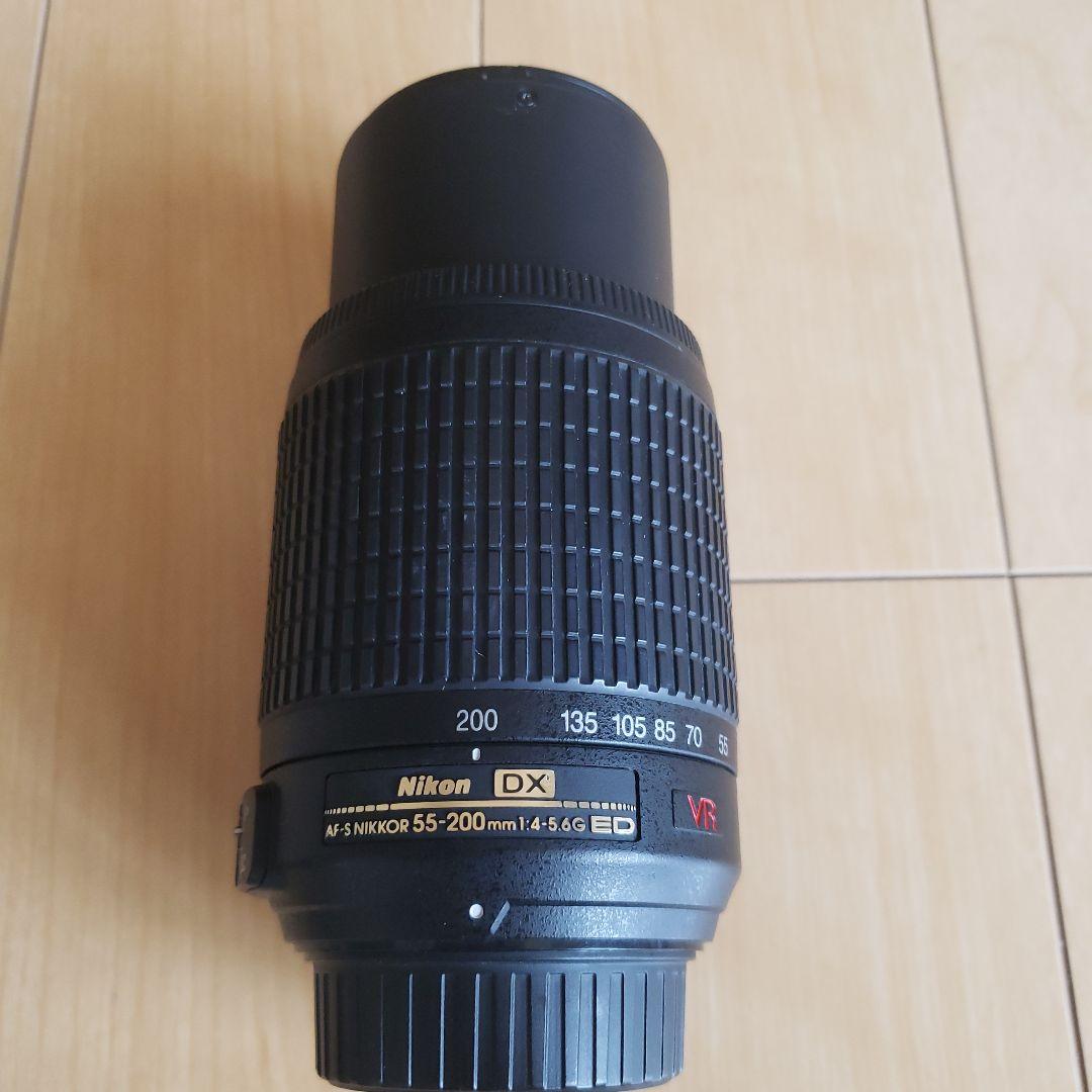 手振れ補正付き望遠レンズ NIKON 55-200mm VR