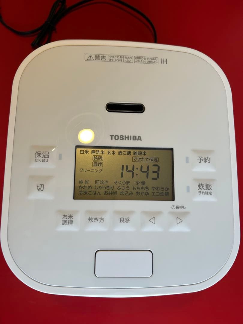 TOSHIBA IH炊飯器 RC-10HGX ホワイト