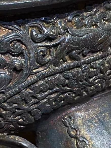 銅器 仏教 法器 香炉  古美術 コレクション品 銅製 工芸品 彫刻装飾品置物