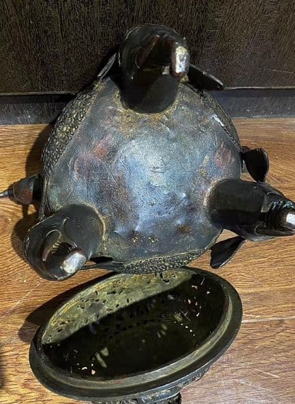 銅器 仏教 法器 香炉  古美術 コレクション品 銅製 工芸品 彫刻装飾品置物