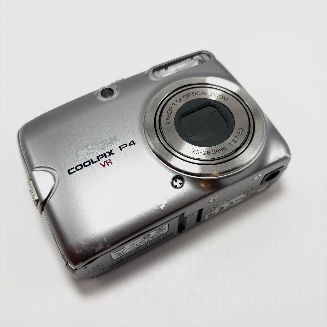 Nikon COOLPIX P4 VR シルバー コンパクトデジタルカメラ
