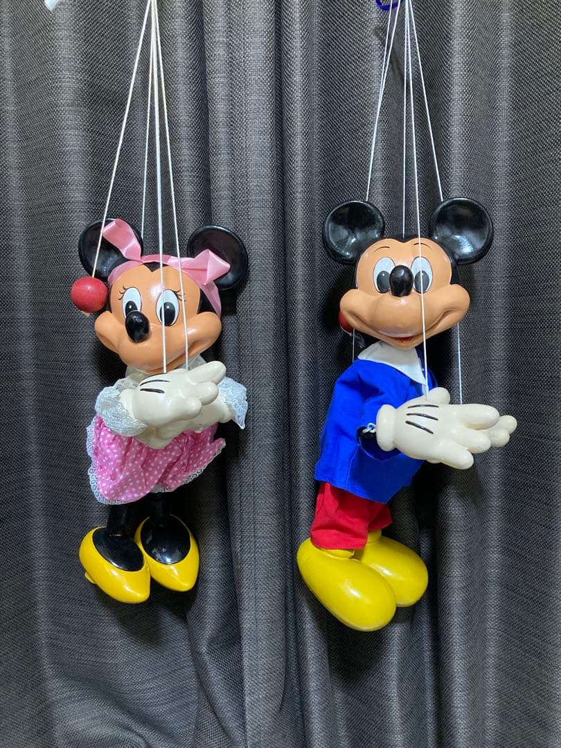 Pelham ミッキーマウス　ミニーマウス　Puppet 操り人形　ヴィンテージ