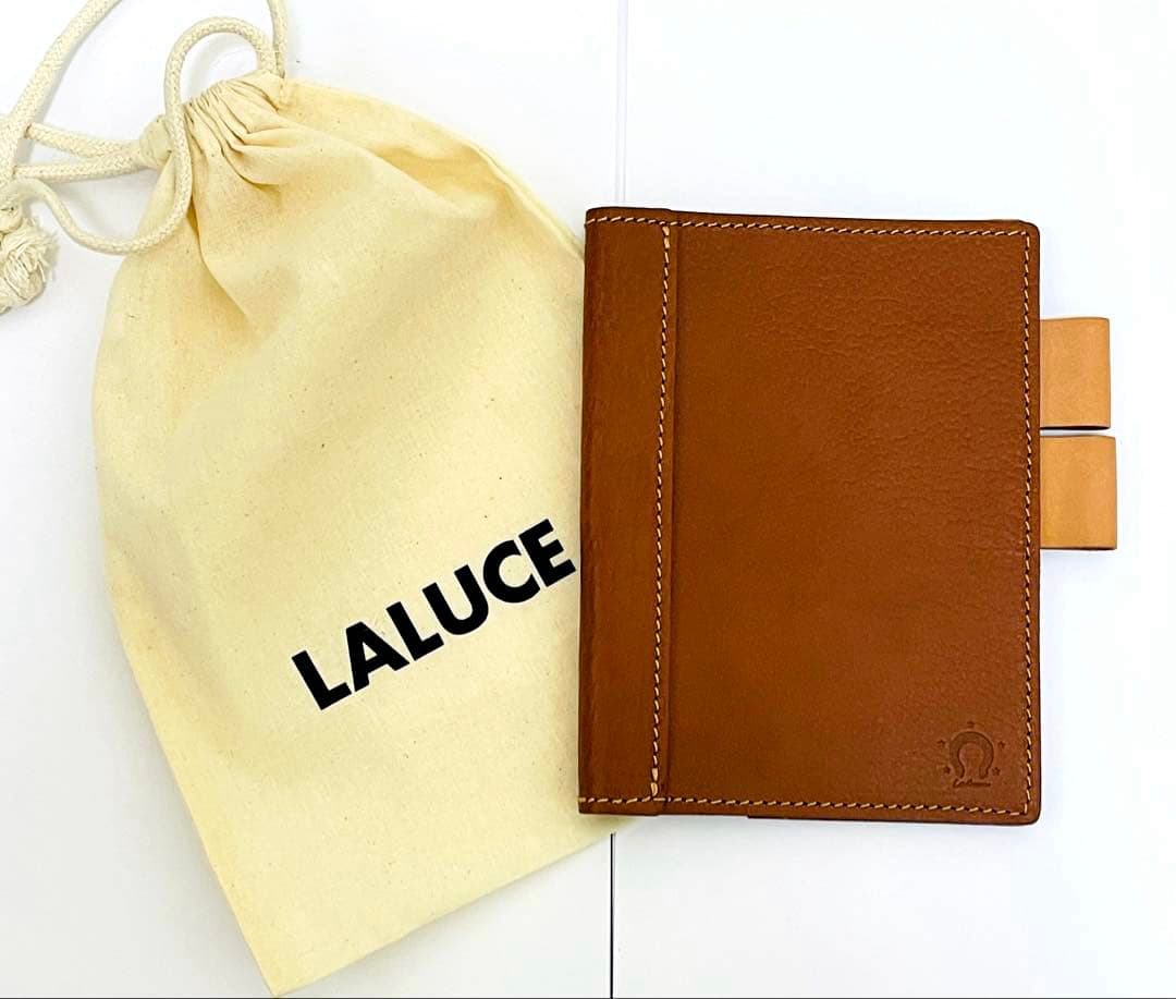 【未使用品】本革 LALUCEラルーチェ手帳カバー