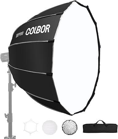 【美品セット】COLBOR CL220 COBビデオライト&ハニカムボックス