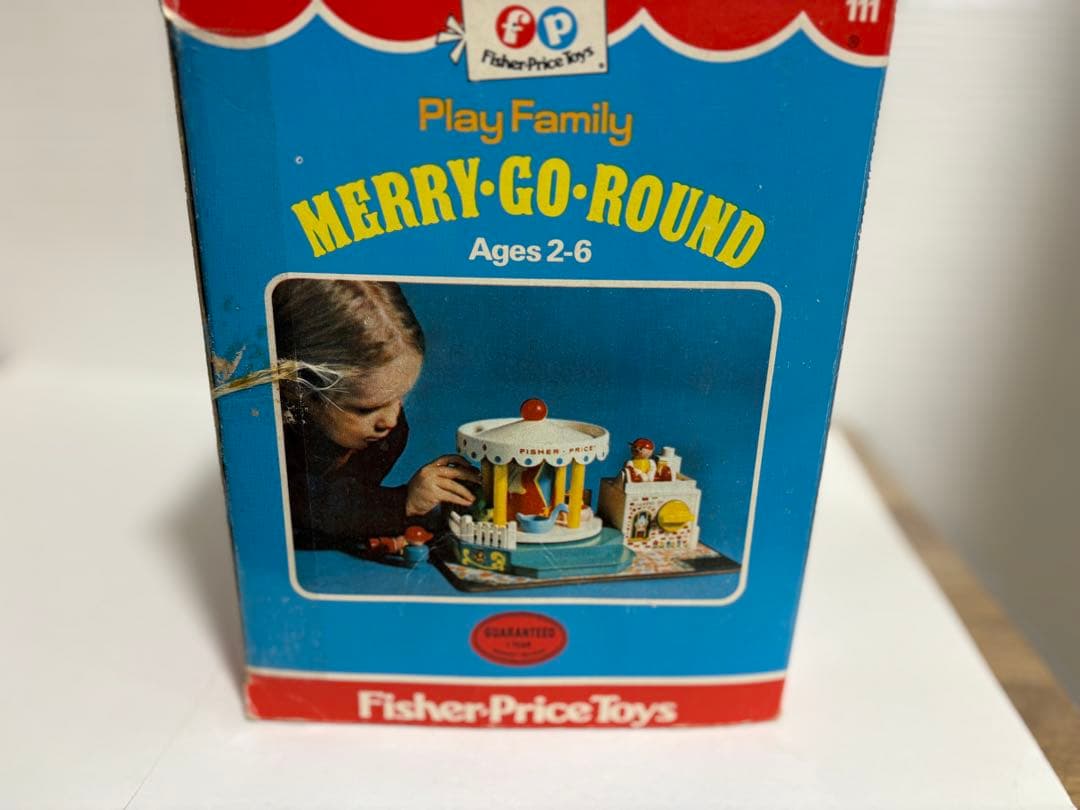 箱付き　1972 ヴィンテージ　フィッシャープライス　 メリーゴーランド