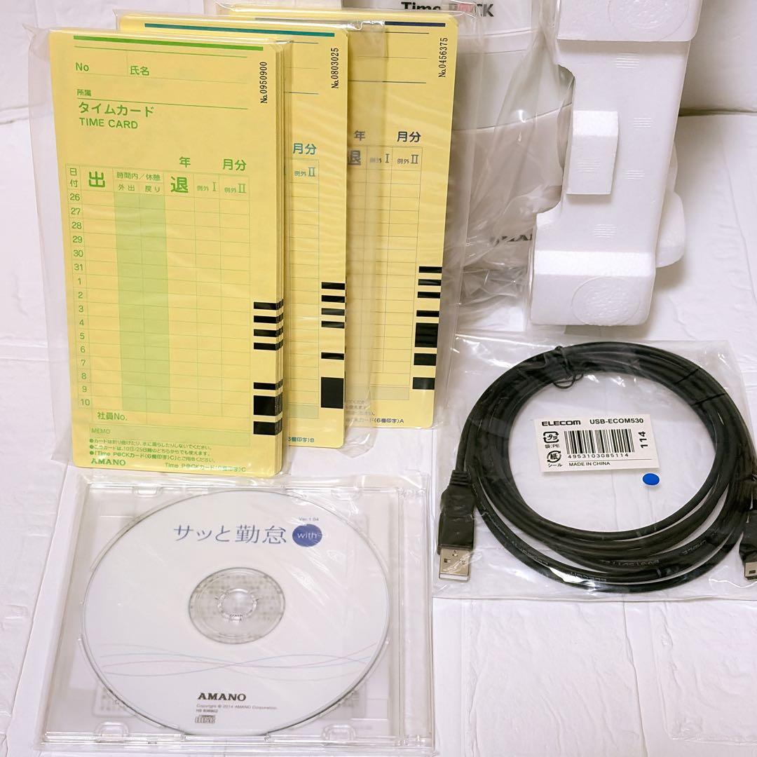 未使用 アマノ タイムレコーダーTimeP@CKⅢ 100