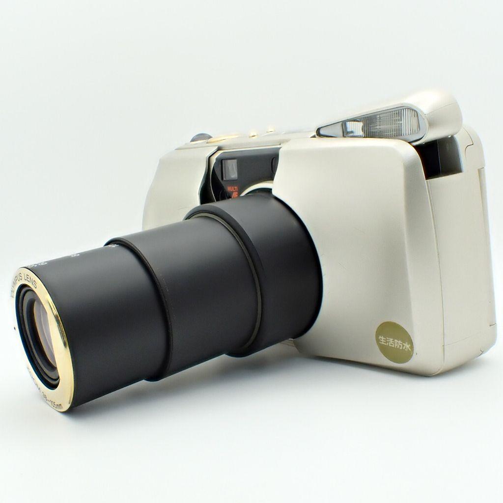 【動作確認済】OLYMPUS μ ZOOM 105 DELUX 電池&初期保証付