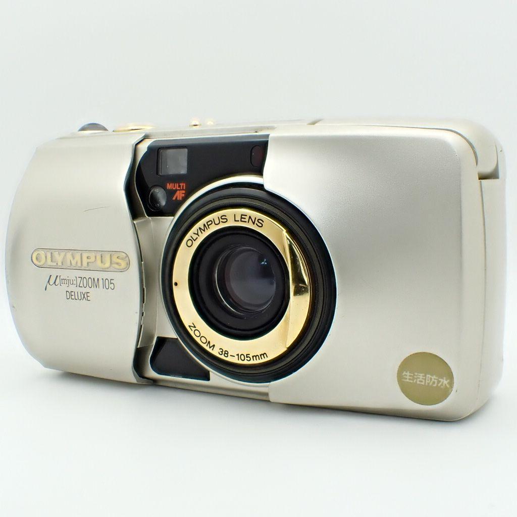 【動作確認済】OLYMPUS μ ZOOM 105 DELUX 電池&初期保証付