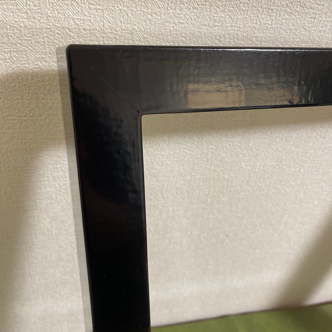 茶道具　爐縁　炉縁　輪島塗　克己作　共箱