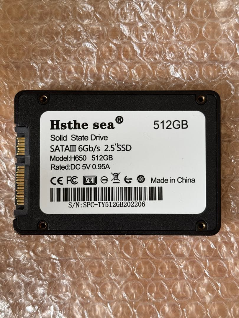 新品Hsthe sea 512GB SATA III 2.5インチSSD