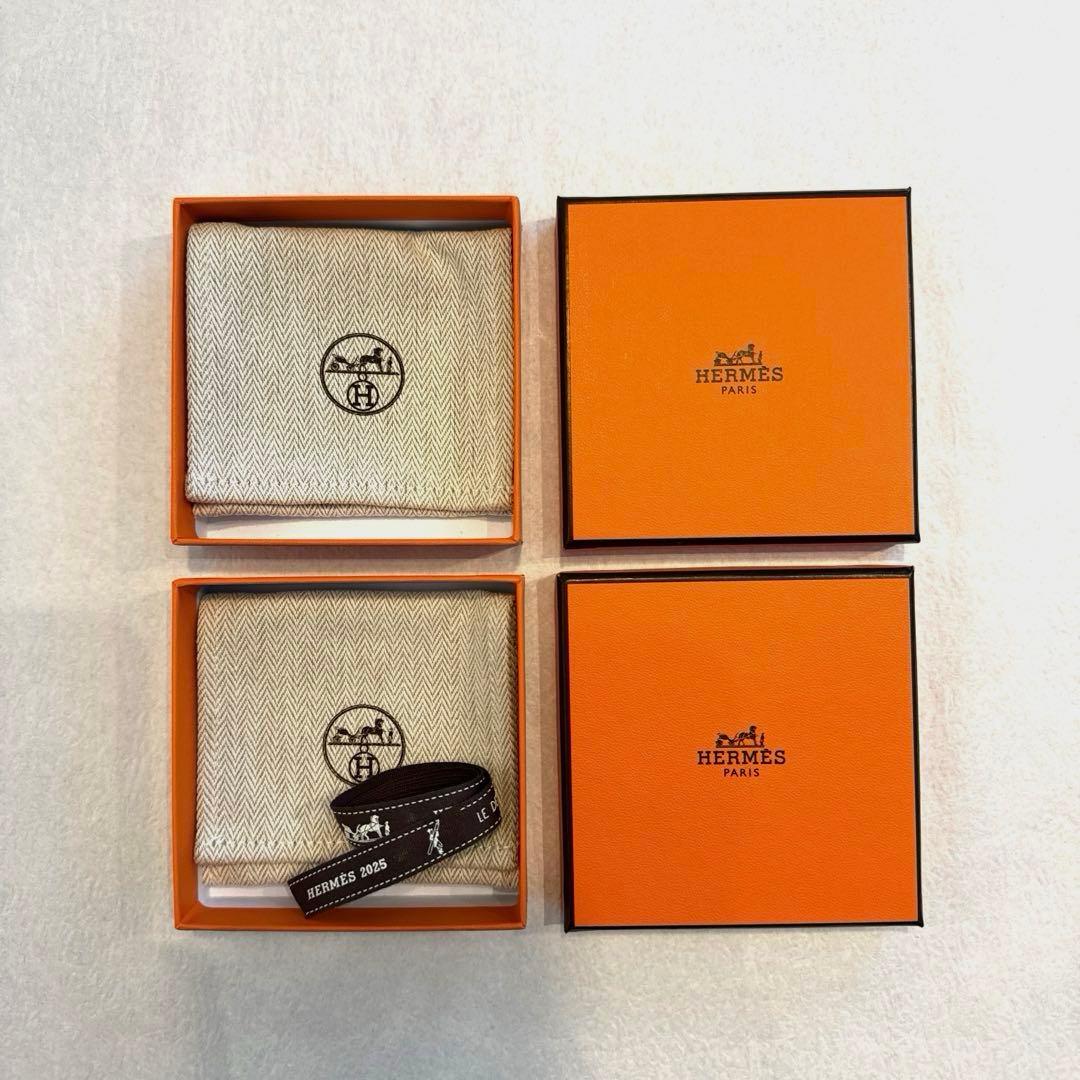 HERMES アクセサリー入れ 空箱・保存袋 2個セット 紙袋