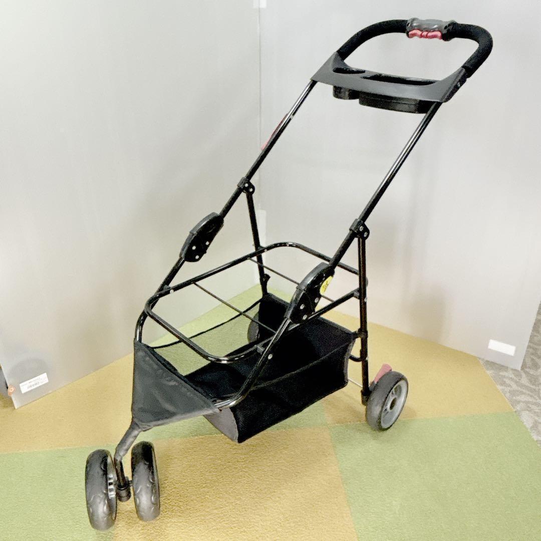 更に値下げ決行　アイリスオーヤマ　ペットカートグリーン　折りたたみ　分離取り外し