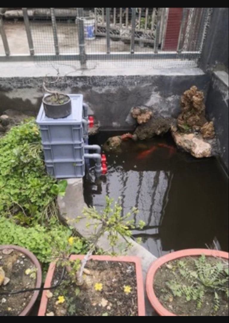 ポンプ付き、濾過器、大型水槽、池万能濾過装置、濾過フィルター水質浄化抜群送料込み