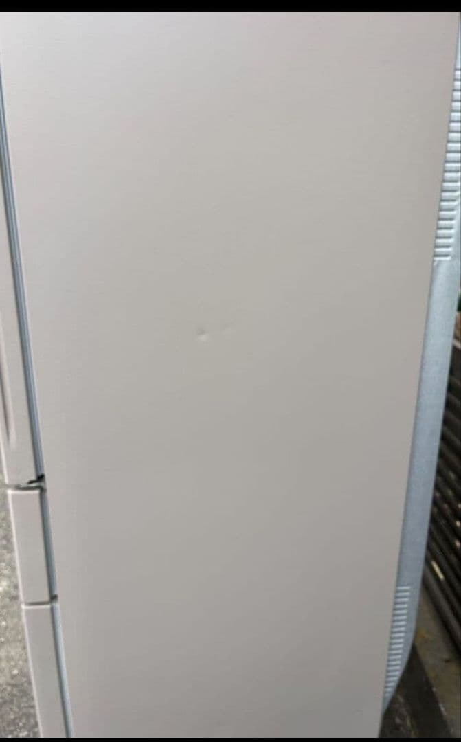 三菱大型5ドア冷凍冷蔵庫445L横縞模様ガラストップ省エネ自動製氷機能付17年製