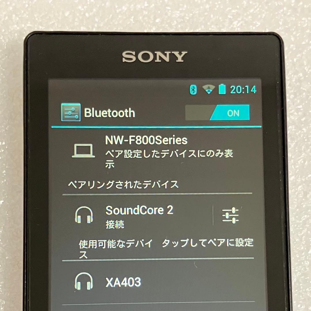 【美品】　SONY ウォークマン　NW-F806 32GB くろ