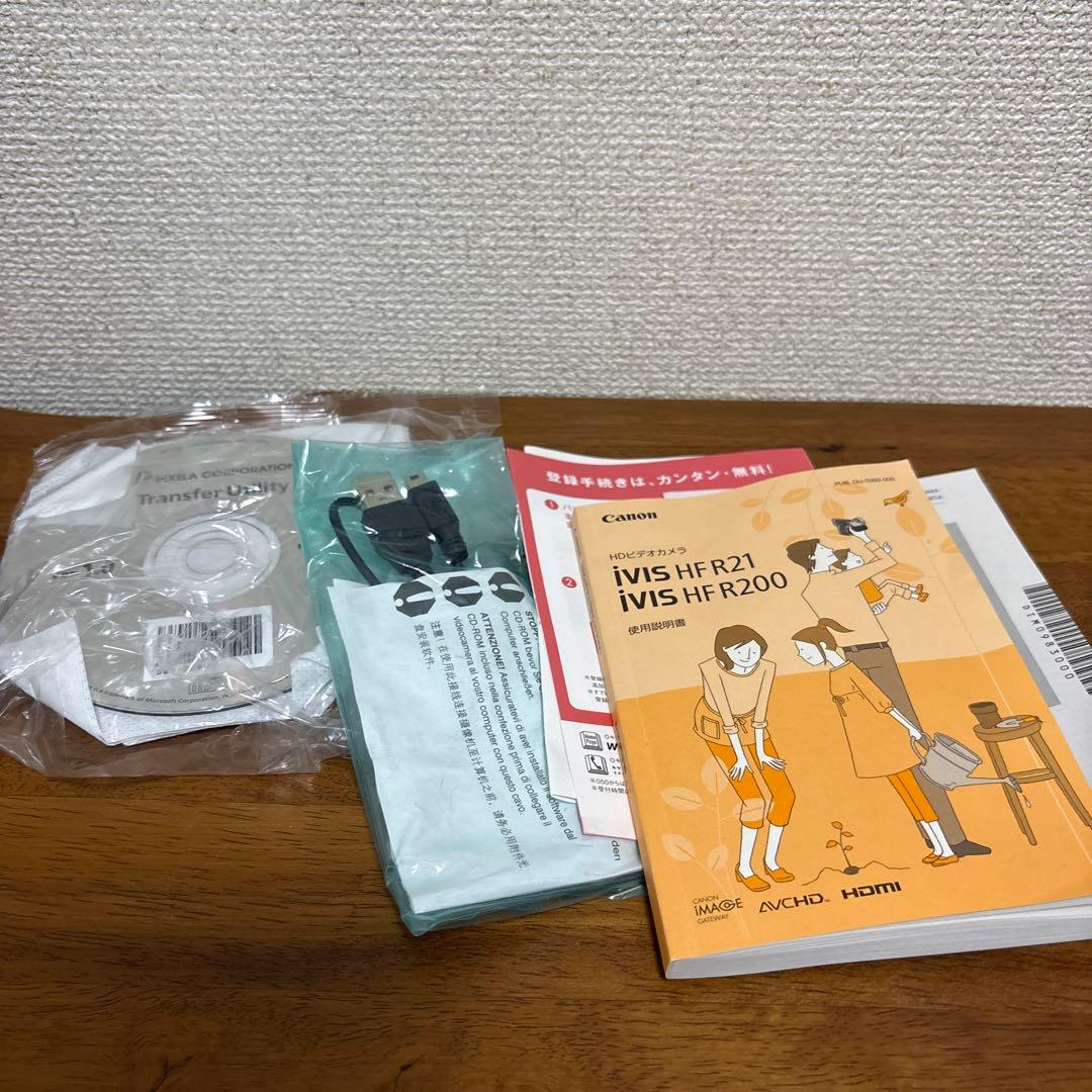 Canon iVIS HF R21 ビデオカメラ km-904ケンコー三脚セット