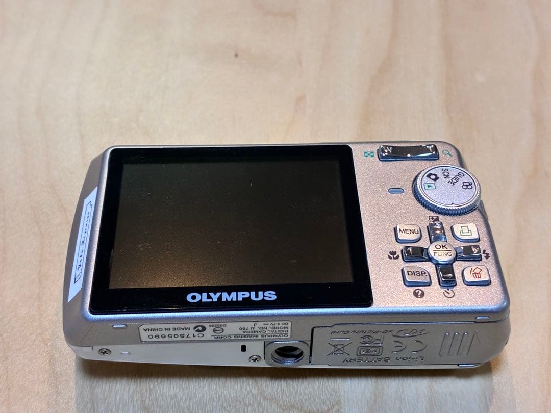【美品】OLYMPUS μ 750 コンパクトデジタルカメラ