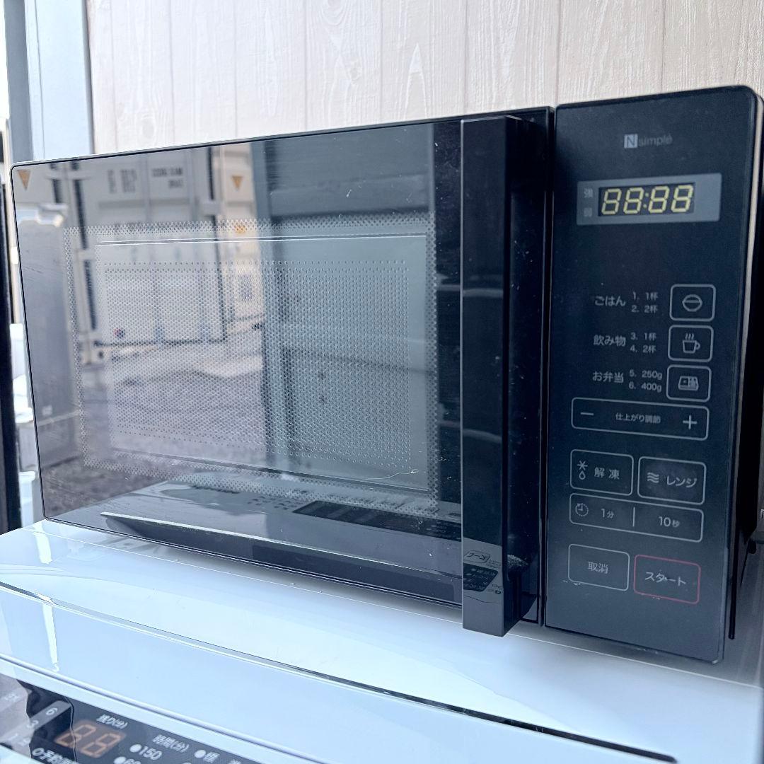 配送設置無料！高年式純正メーカー冷蔵庫・洗濯機＋レンジ・炊飯器4点セット！超美品