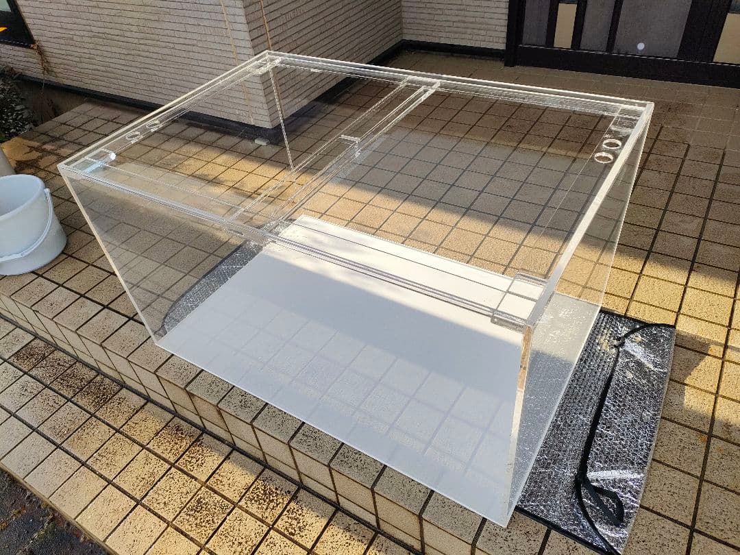 アクリル水槽＋上部フィルター 引取限定
