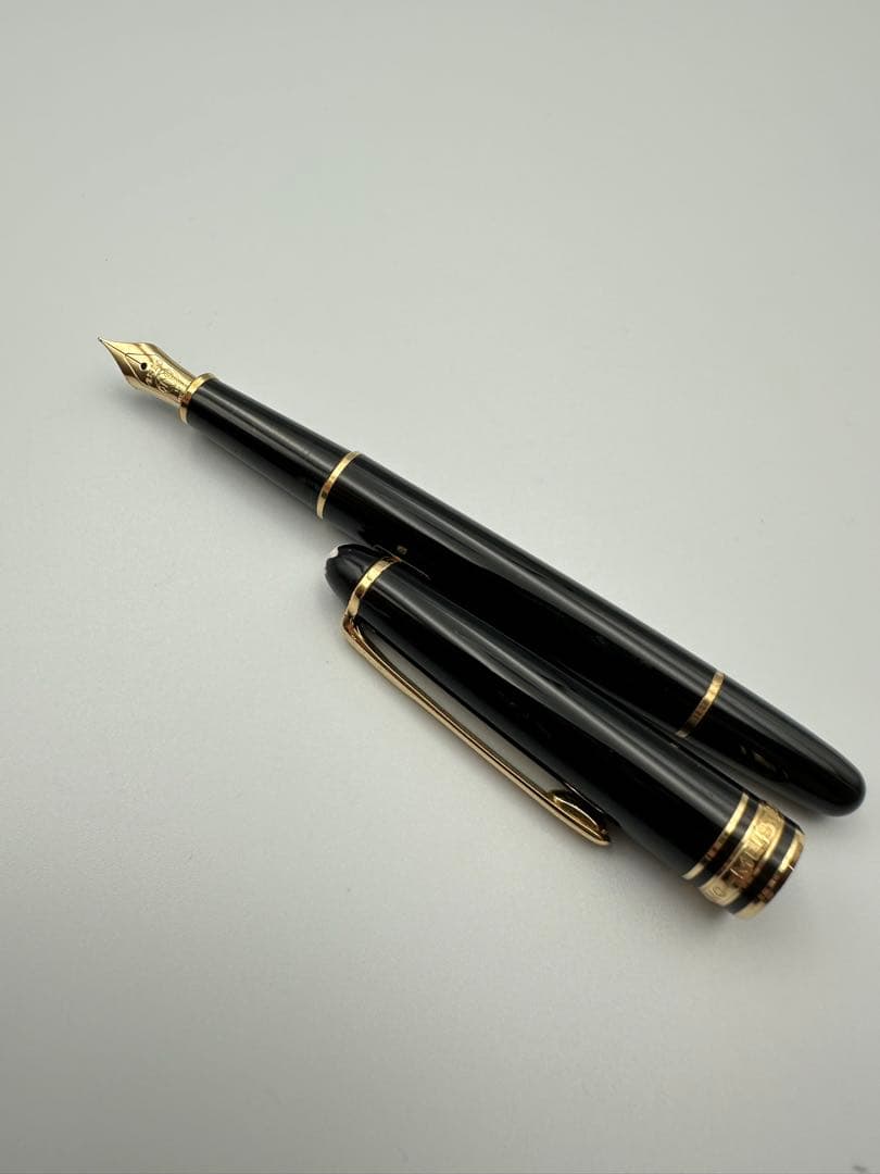 【良品】モンブラン マイスターシュテュック 万年筆 14K 585 EF 極細