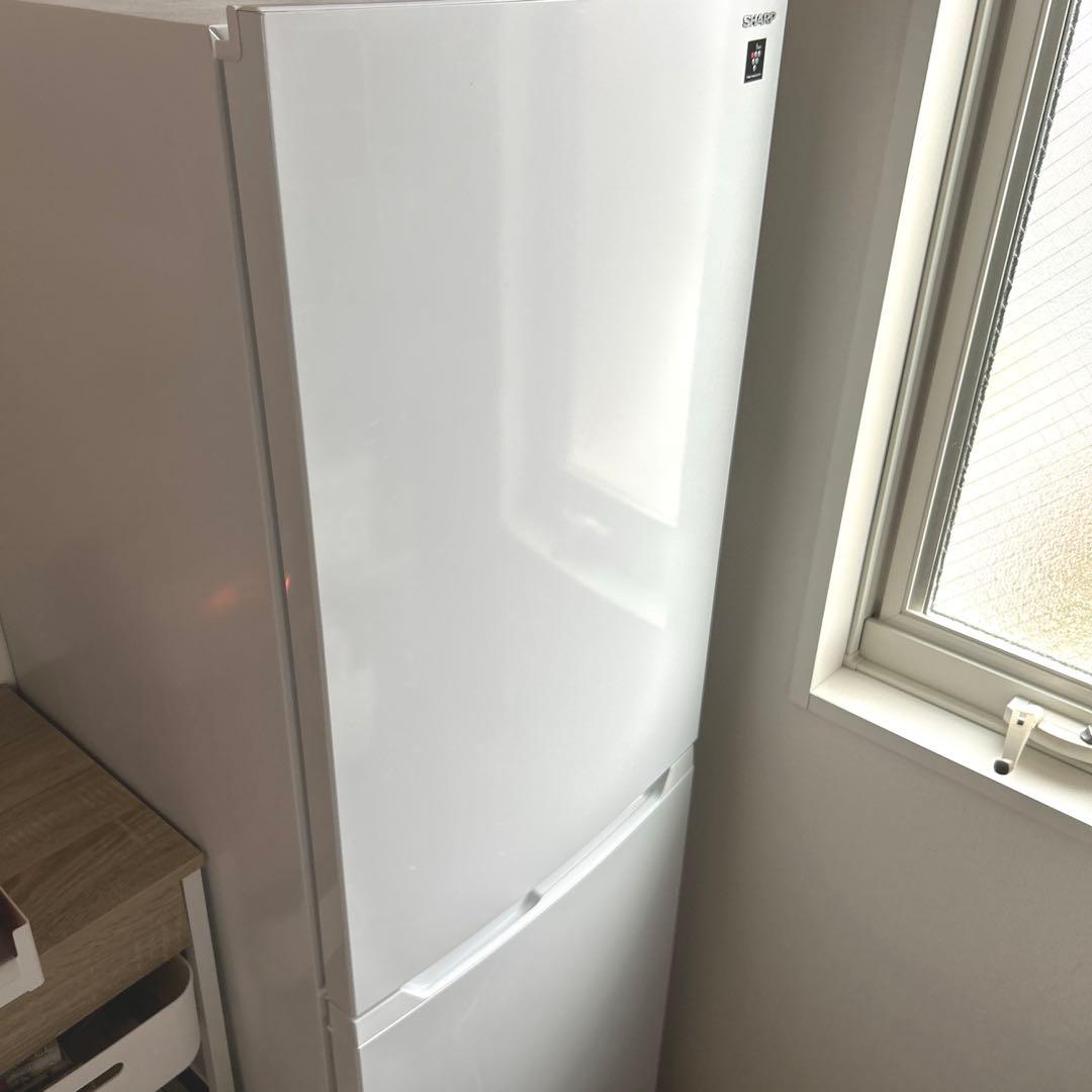【送料込】SHARP 冷蔵庫 SJ-BD23K-W 230L 2023年製