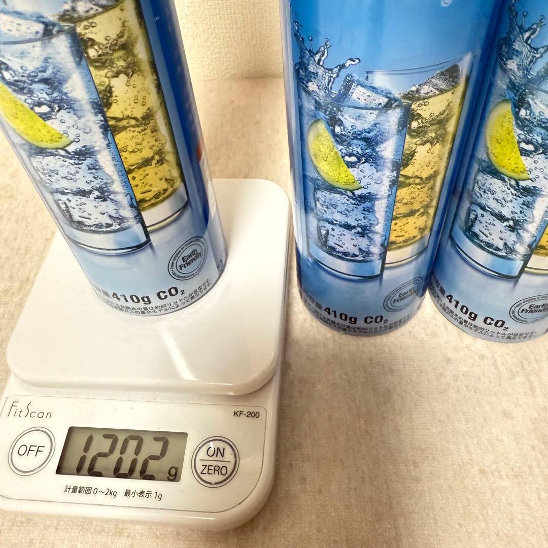 ソーダストリームガスシリンダー　満タン3本_4_41517
