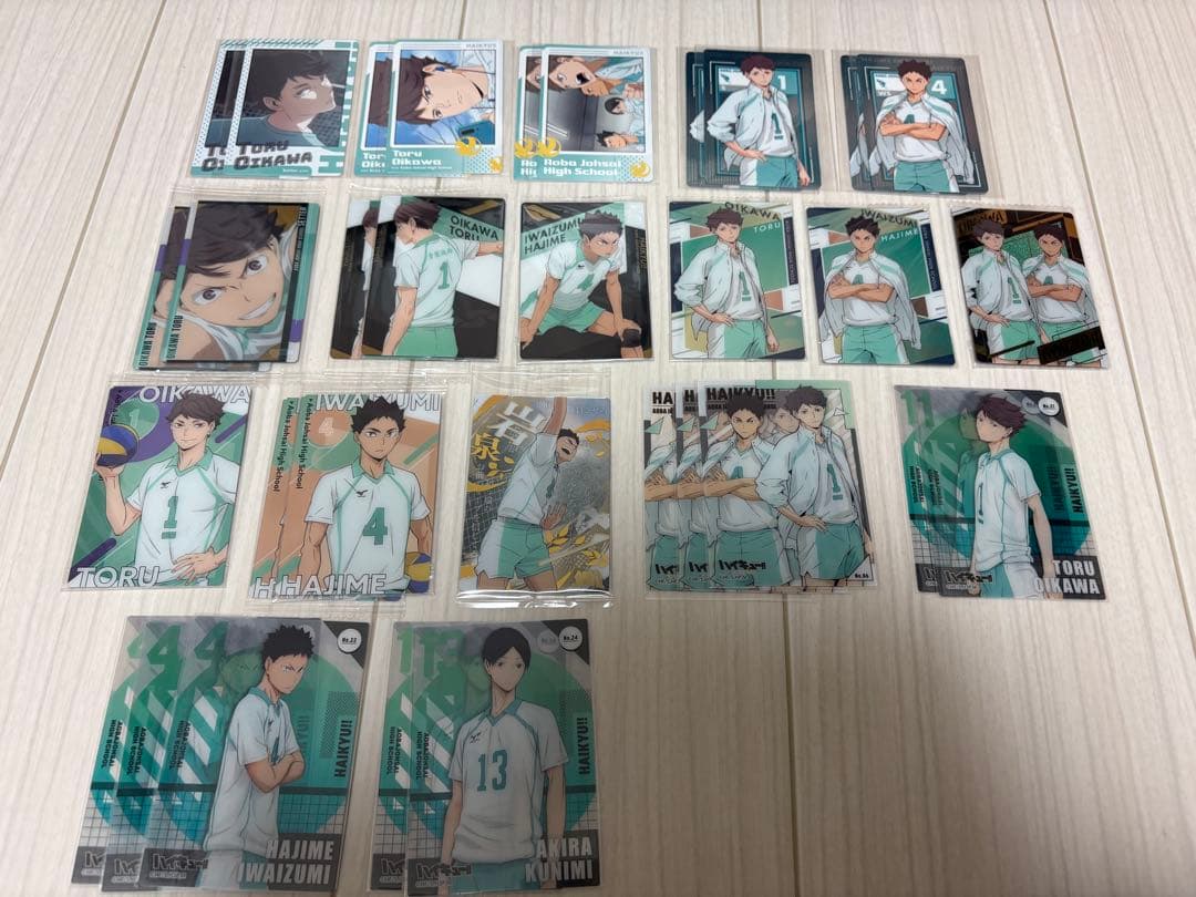ハイキュー トレカ カード 缶バッチ