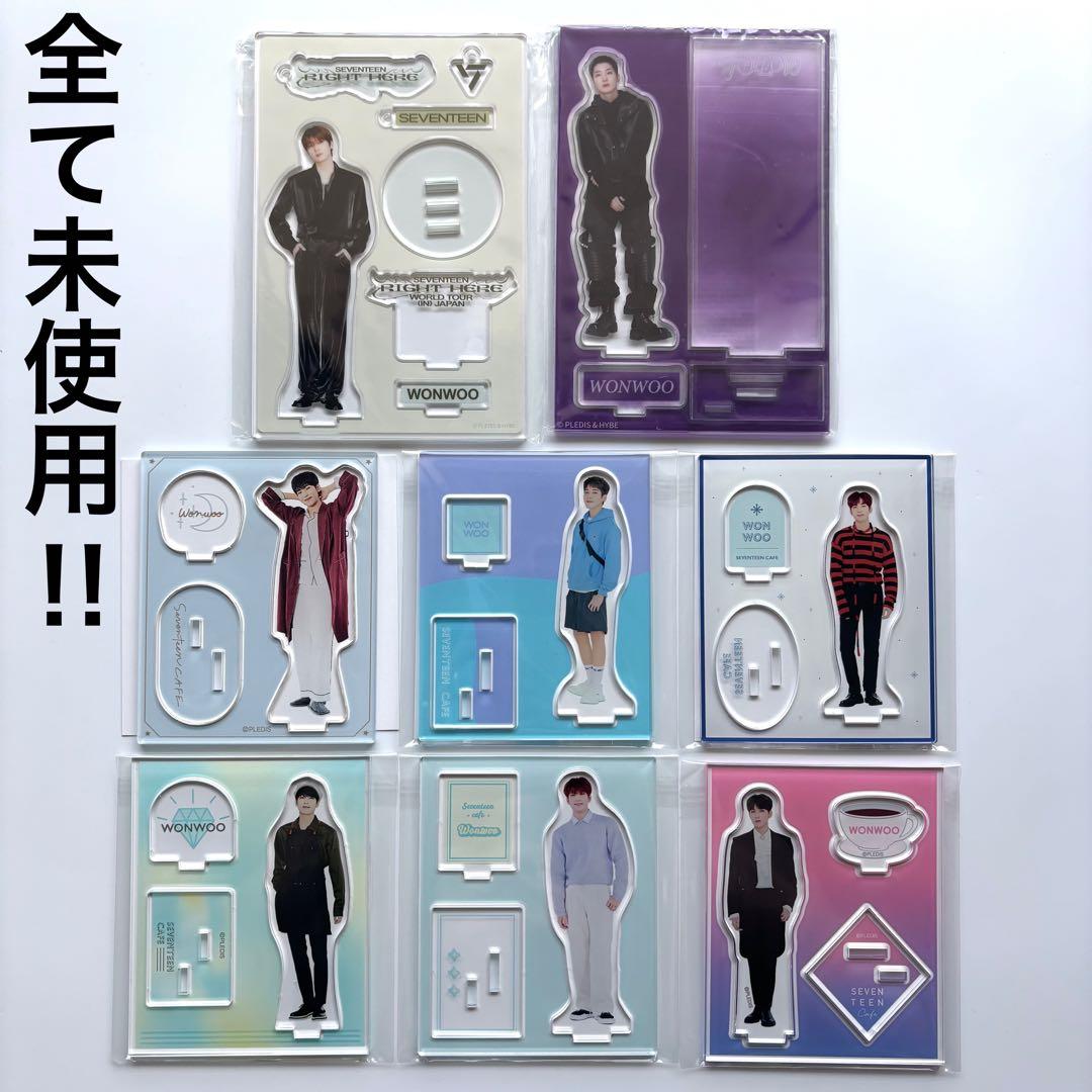 seventeen 缶バッジ　ワッペン　ペンライトアクセサリー　アクスタ　ウォヌ