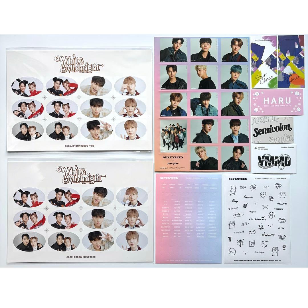 seventeen 缶バッジ　ワッペン　ペンライトアクセサリー　アクスタ　ウォヌ
