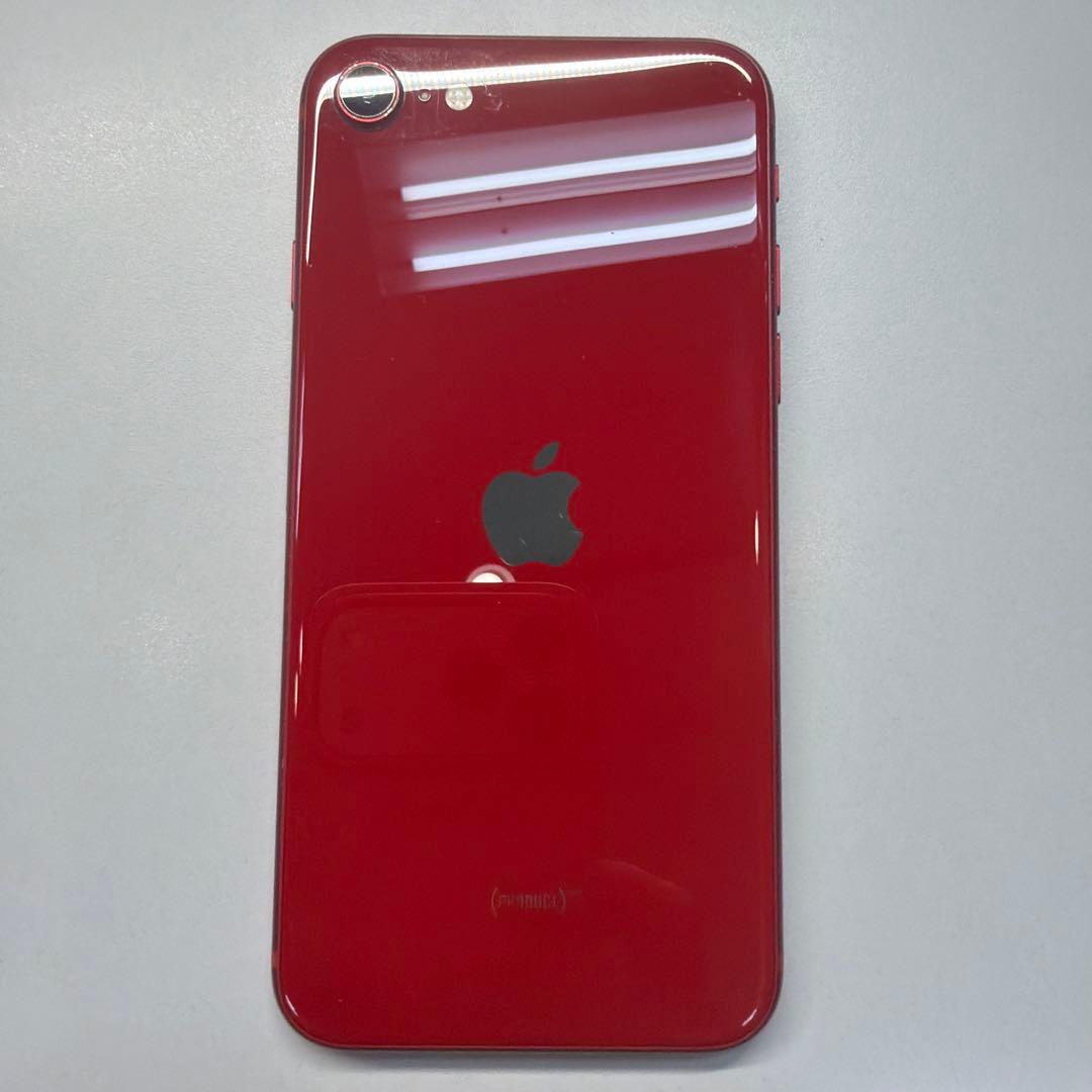 訳あり iPhone SE3 64GB レッド 85% ホームボタンカケ