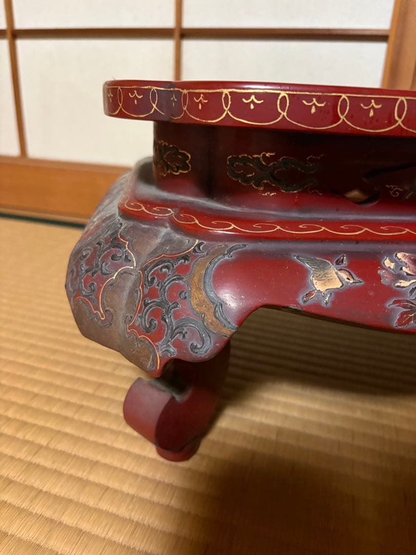 アンティーク飾り台　香炉台　花台　骨董