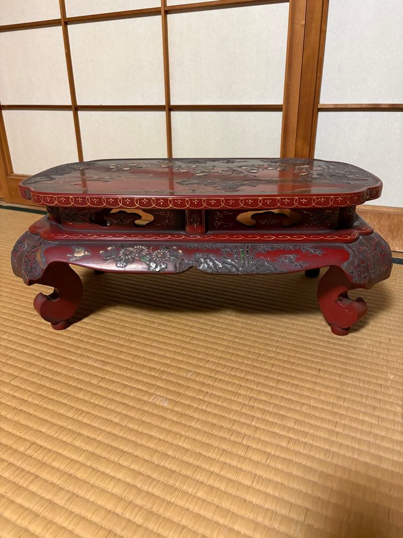 アンティーク飾り台　香炉台　花台　骨董