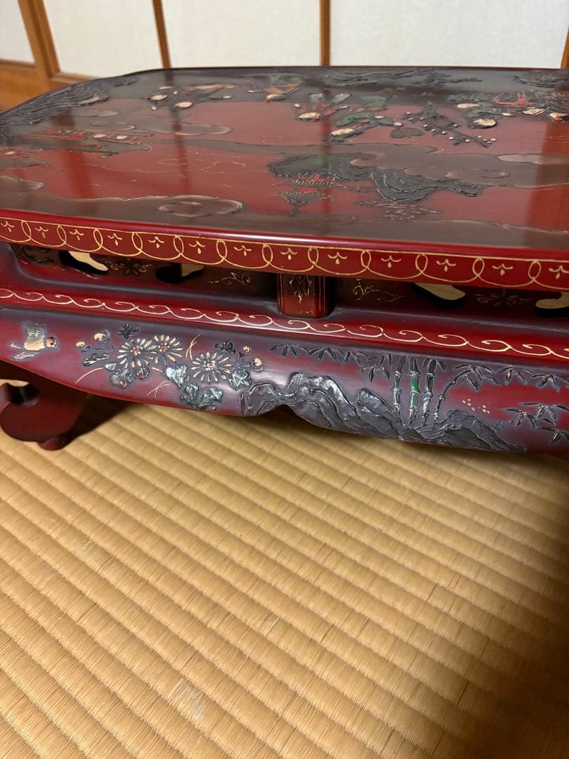 アンティーク飾り台　香炉台　花台　骨董