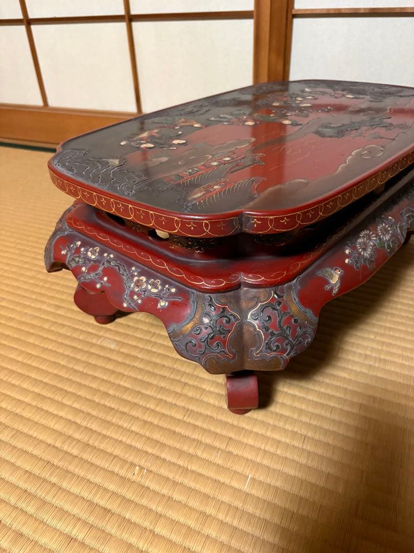 アンティーク飾り台　香炉台　花台　骨董