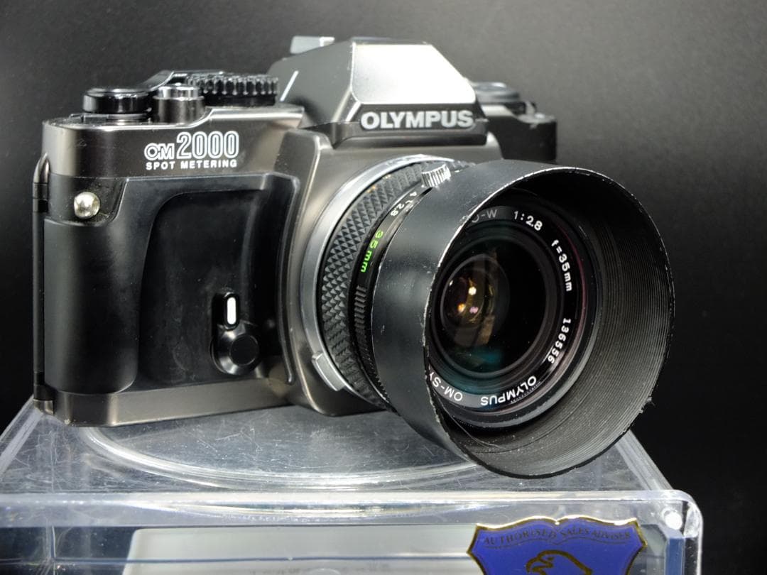 オリンパスOM2000／Gズイコー35mmf2.8フード付【実写確認済整備品】